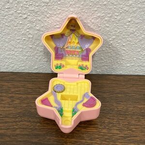 Polly Pocket Vintage 1992 Light Pink Tiny Ballerina Star Compact